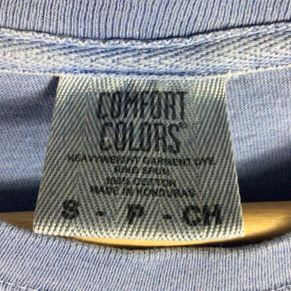 Buc-Ee’s Beaver bucees Texas gas Cactus T Shirt Blue Small - Picture 4 of 5